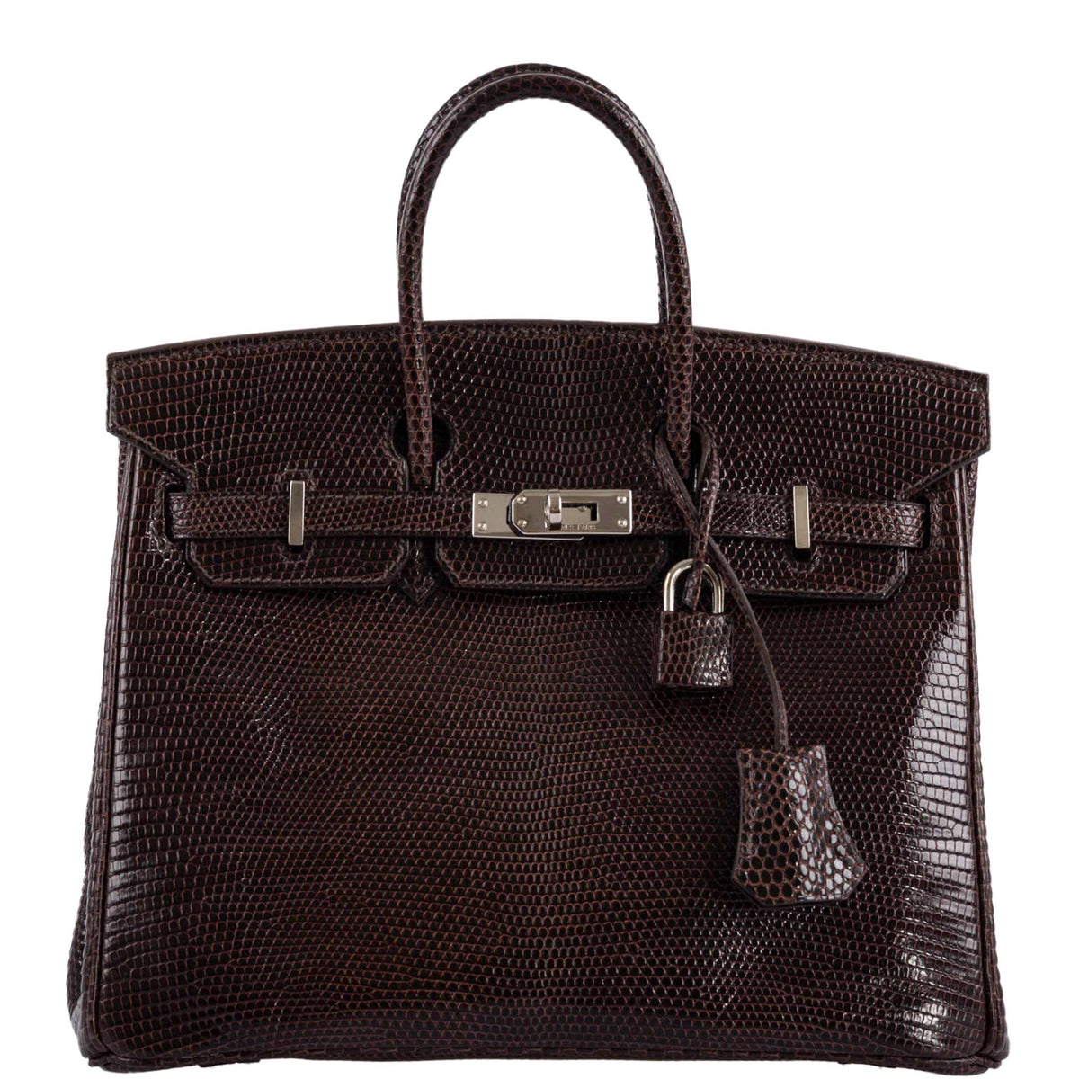 Hermès Birkin 25 Havane Nilo Lizard with Palladium Hardware - 2007, K Square - photo 1