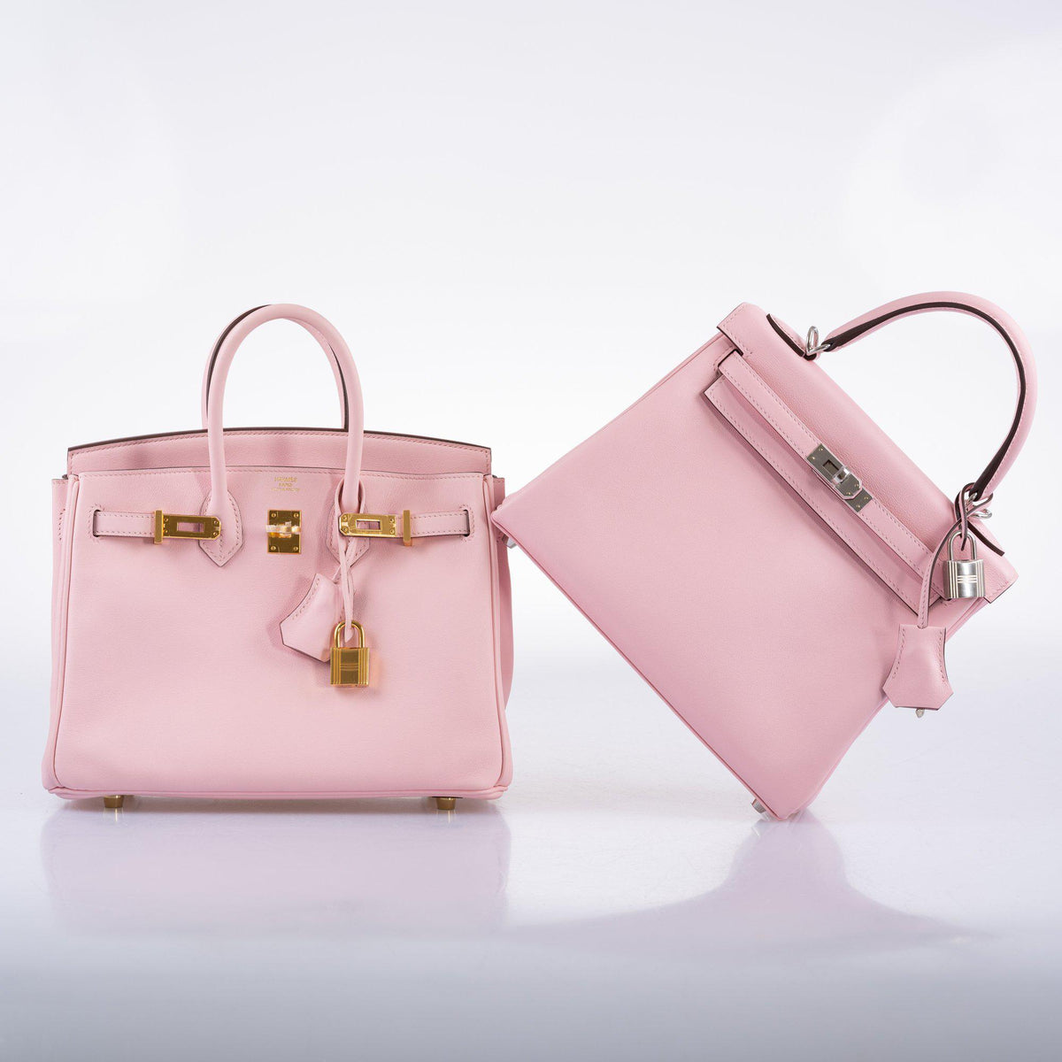Hermes Birkin 25 Rose Sakura Swift leather Gold Hardware - 2015, T - image 10