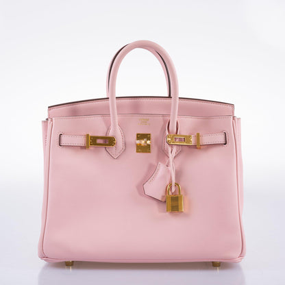 Hermes Birkin 25 Rose Sakura Swift leather Gold Hardware - 2015, T - image 5