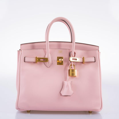 Hermes Birkin 25 Rose Sakura Swift leather Gold Hardware - 2015, T - image 6