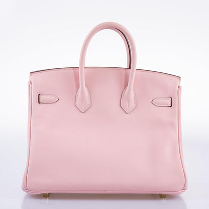 Hermes Birkin 25 Rose Sakura Swift leather Gold Hardware - 2015, T - image 8