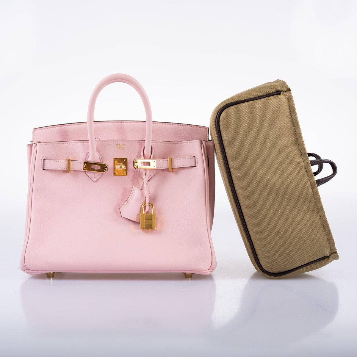 Hermes Birkin 25 Rose Sakura Swift leather Gold Hardware - 2015, T - image 9