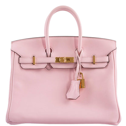 Hermes Birkin 25 Rose Sakura Swift leather Gold Hardware - 2015, T - image 1