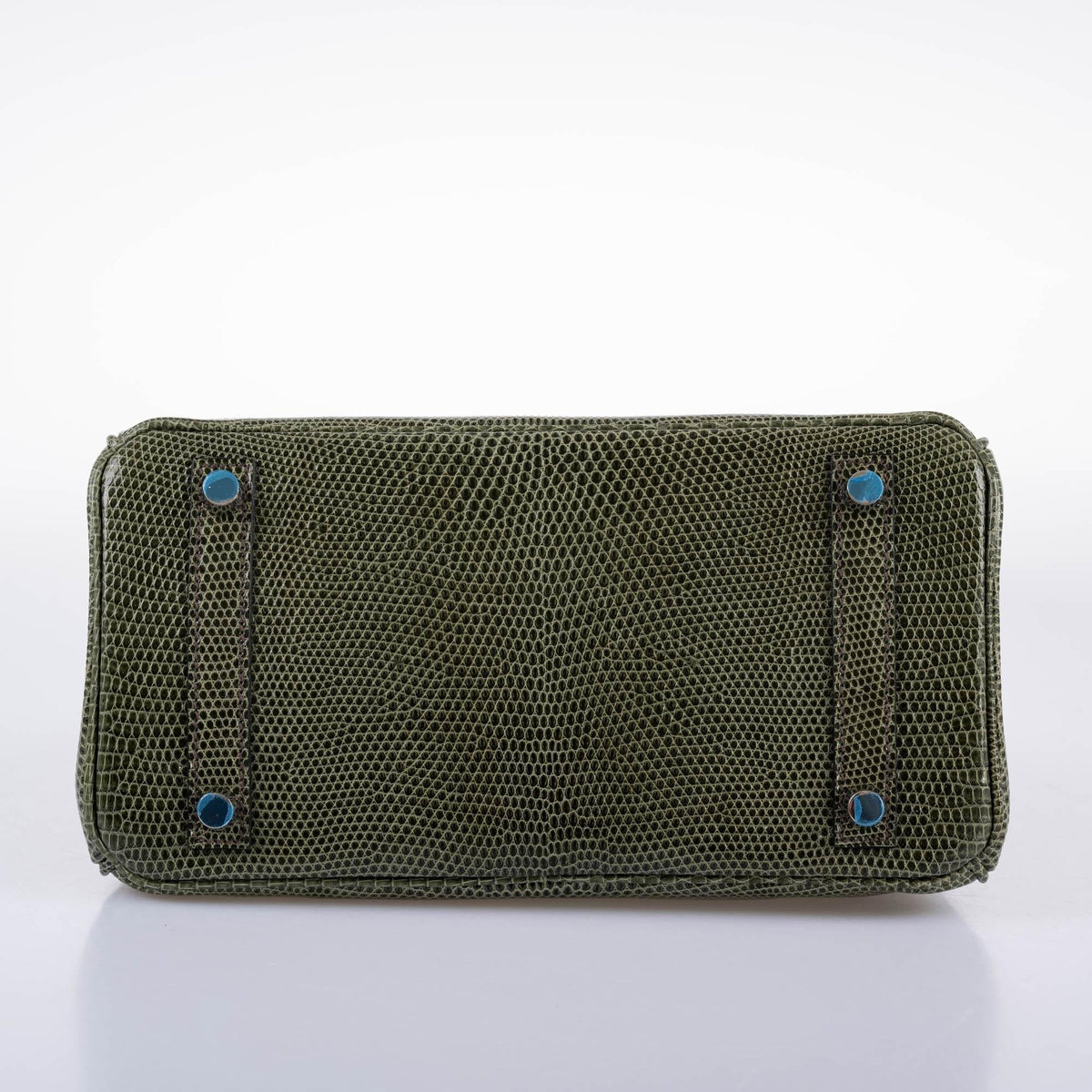 Hermès Birkin 25 Vert Olive Salvator Lizard with Palladium Hardware - 2008, L Square - photo 7
