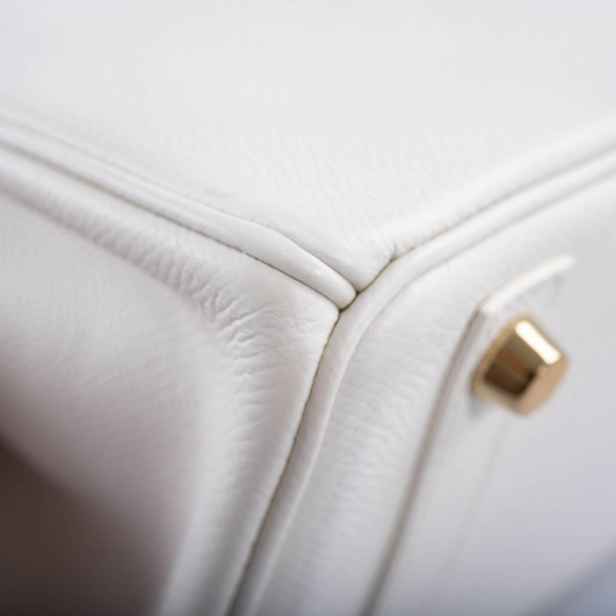 Hermès Birkin 25 White Epsom with Gold Hardware - 2008, L Square - photo 5
