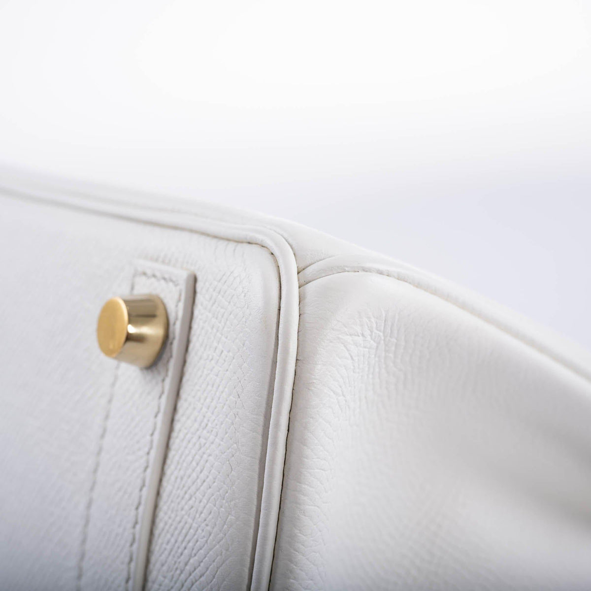 Hermès Birkin 25 White Epsom with Gold Hardware - 2008, L Square - photo 7