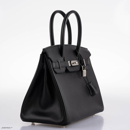 Hermès Birkin 30 Black Epsom with Palladium Hardware - 2021, Z - photo 3