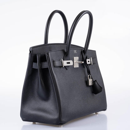 Hermès Birkin 30 Black Epsom with Palladium Hardware - 2021, Z - photo 8