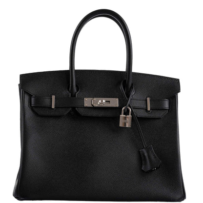 Hermès Birkin 30 Black Epsom with Palladium Hardware - 2021, Z - photo 1