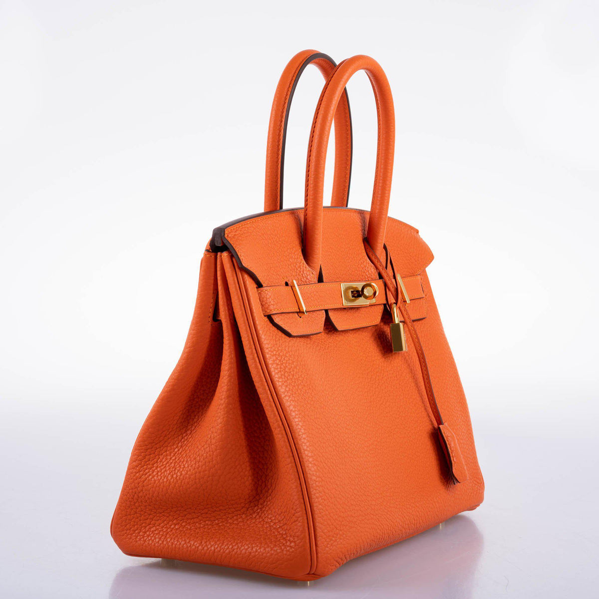 Hermès Birkin 30 Feu Togo Gold Hardware - 2020, Y - photo 3