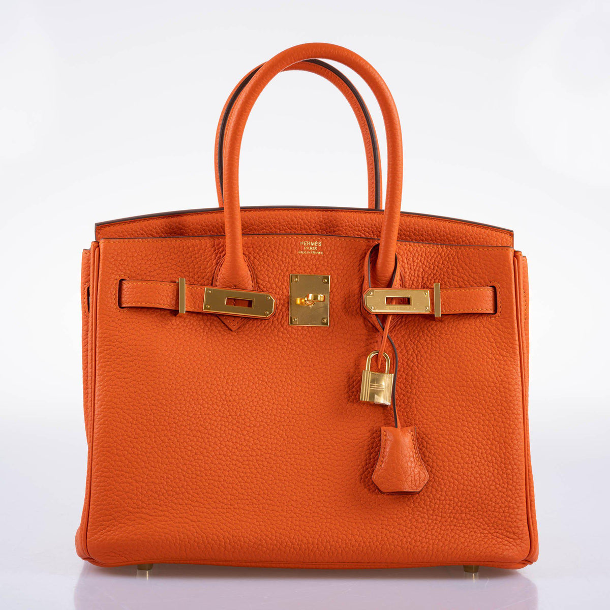 Hermès Birkin 30 Feu Togo Gold Hardware - 2020, Y - photo 5