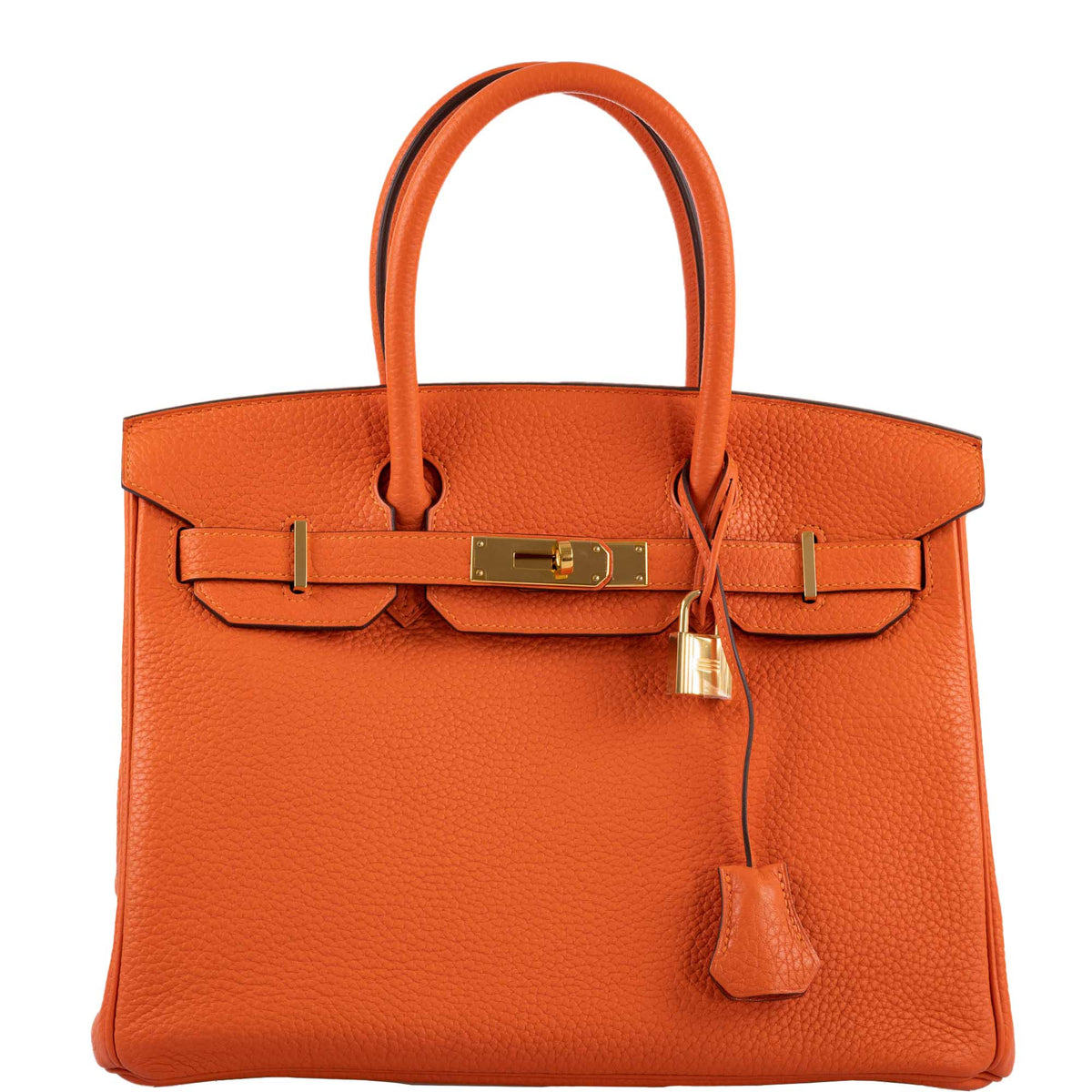 Hermès Birkin 30 Feu Togo Gold Hardware - 2020, Y - photo 1