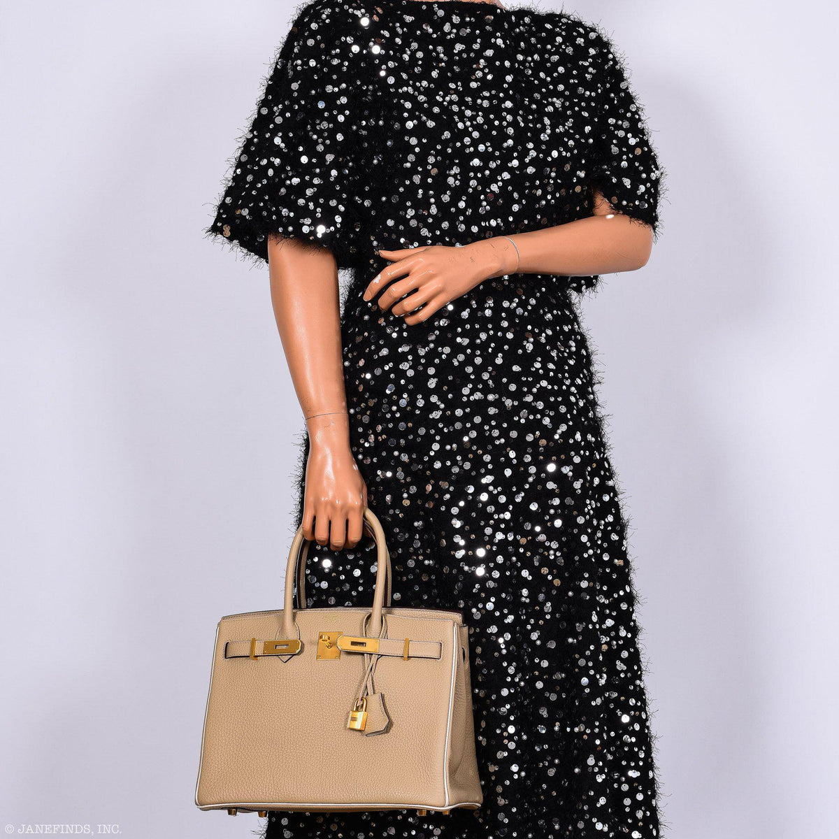 Hermes Birkin 30 HSS Trench & Craie Piping Togo Brushed Gold Hardware - 2016, X - image 2