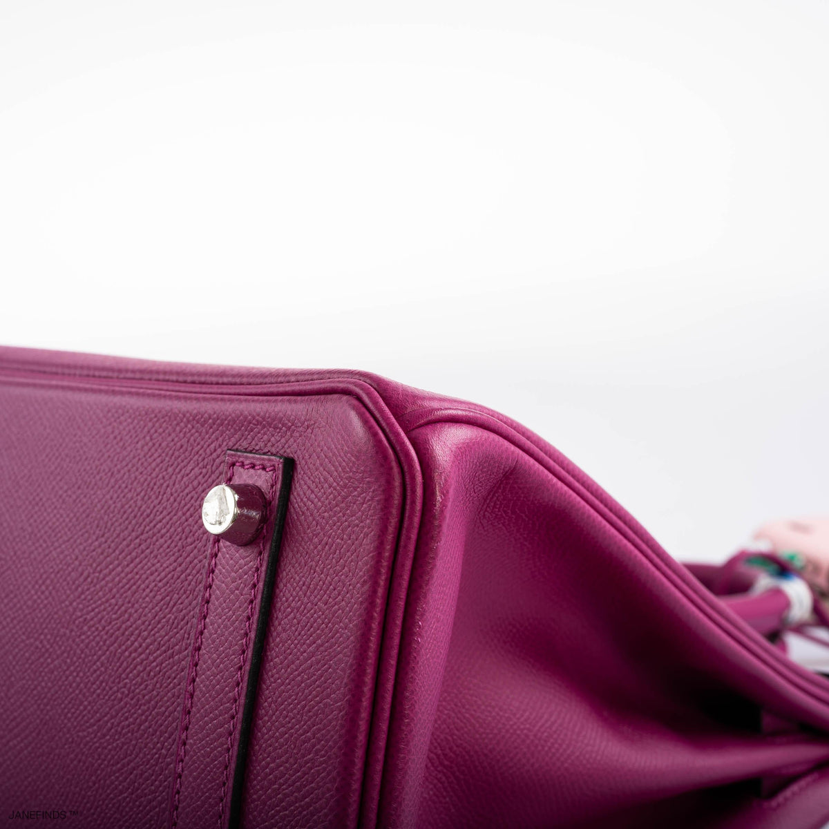 Hermès Birkin 30 Rose Pourpre Epsom with Palladium Hardware - 2018, C - photo 11