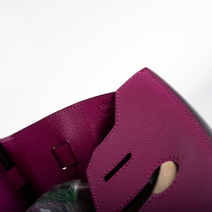 Hermès Birkin 30 Rose Pourpre Epsom with Palladium Hardware - 2018, C - photo 14
