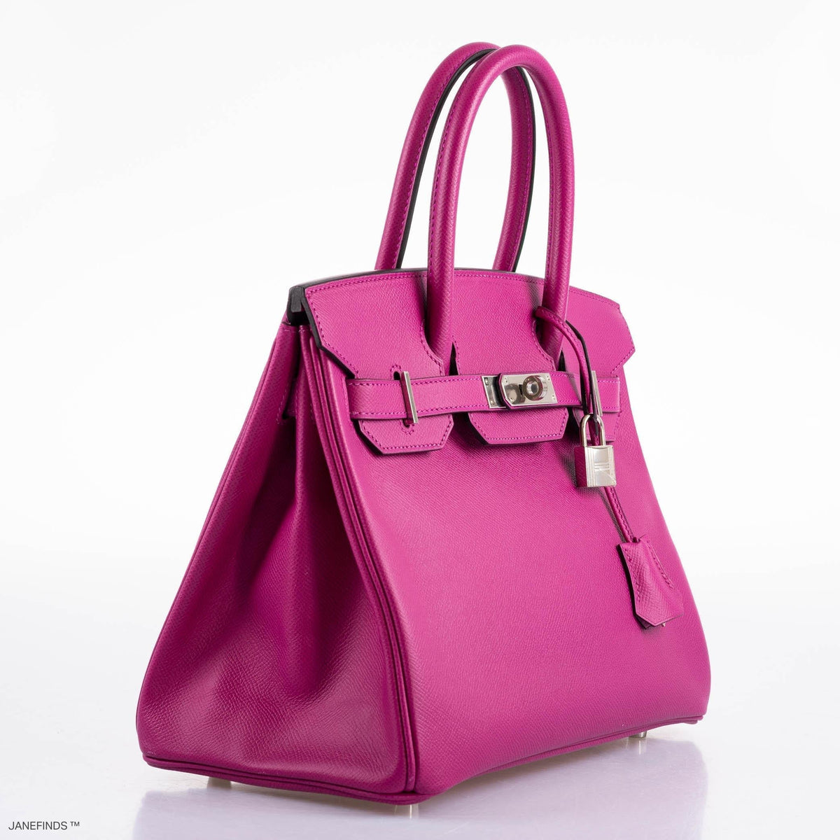 Hermès Birkin 30 Rose Pourpre Epsom with Palladium Hardware - 2018, C - photo 3
