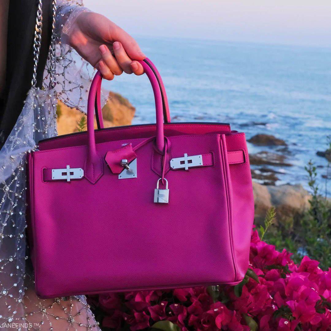 Hermès Birkin 30 Rose Pourpre Epsom with Palladium Hardware - 2018, C - photo 4
