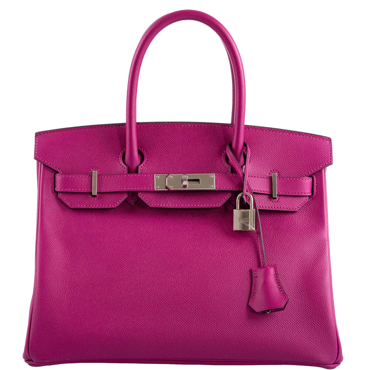Hermès Birkin 30 Rose Pourpre Epsom with Palladium Hardware - 2018, C - photo 1