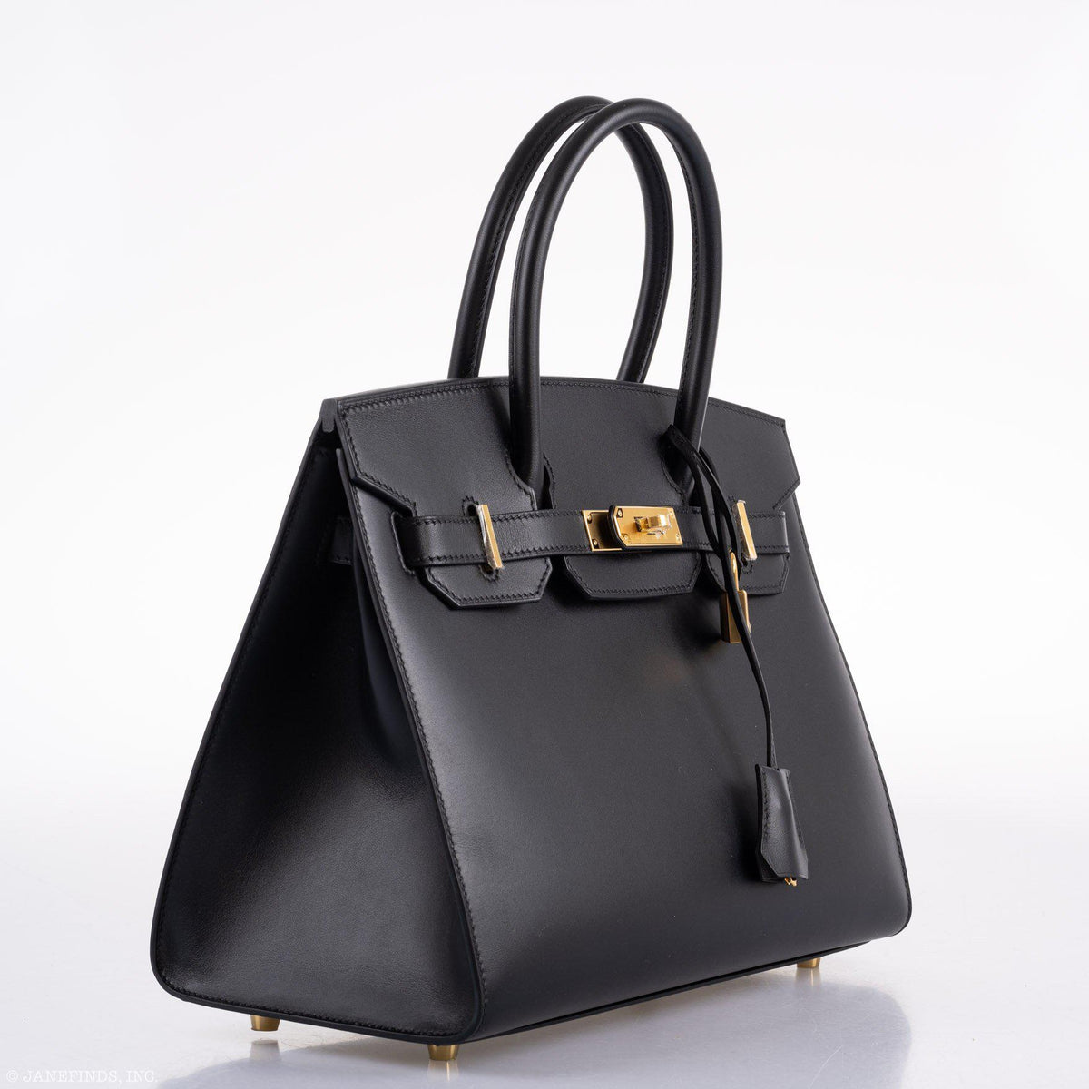 Hermès Birkin 30 Sellier Black Veau Monsieur Leather Gold Hardware - 2020, Y - photo 3