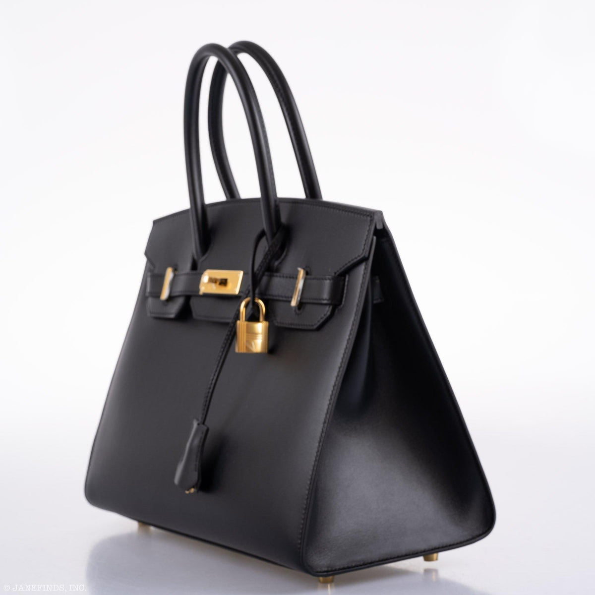 Hermès Birkin 30 Sellier Black Veau Monsieur Leather Gold Hardware - 2020, Y - photo 4