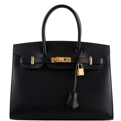 Hermès Birkin 30 Sellier Black Veau Monsieur Leather Gold Hardware - 2020, Y - photo 1