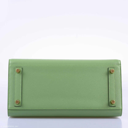 Hermes Birkin 30 Sellier Vert Criquet Madame Grain Gold Hardware - 2020, Y - image 6