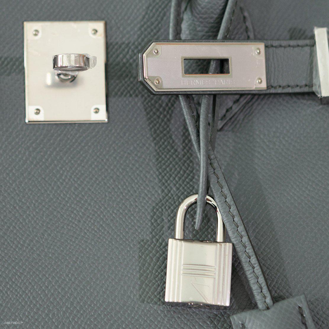 Hermès Birkin 30 Vert Amande Epsom with Palladium Hardware - 2019, D - photo 7