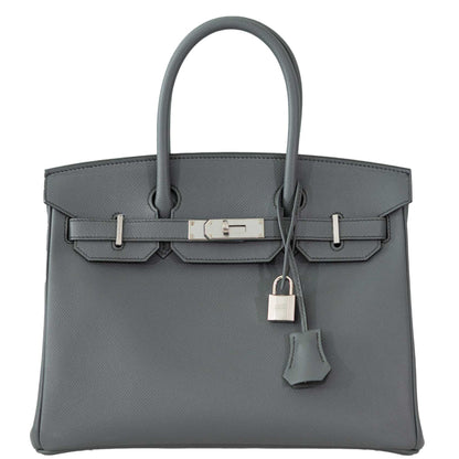 Hermès Birkin 30 Vert Amande Epsom with Palladium Hardware - 2019, D - photo 1