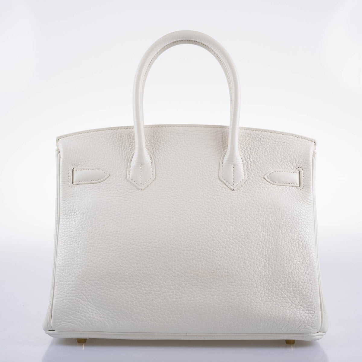 Hermes Birkin 30 White Clemence with Gold Hardware - 2016, X - image 6