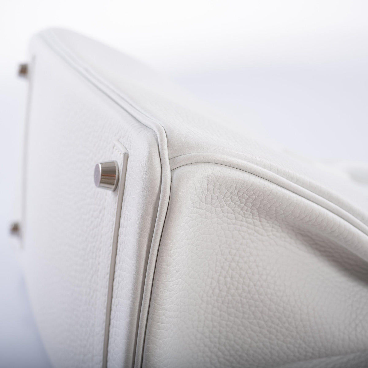 Hermès Birkin 30 White Clemence with Palladium Hardware - 2016, X - photo 10