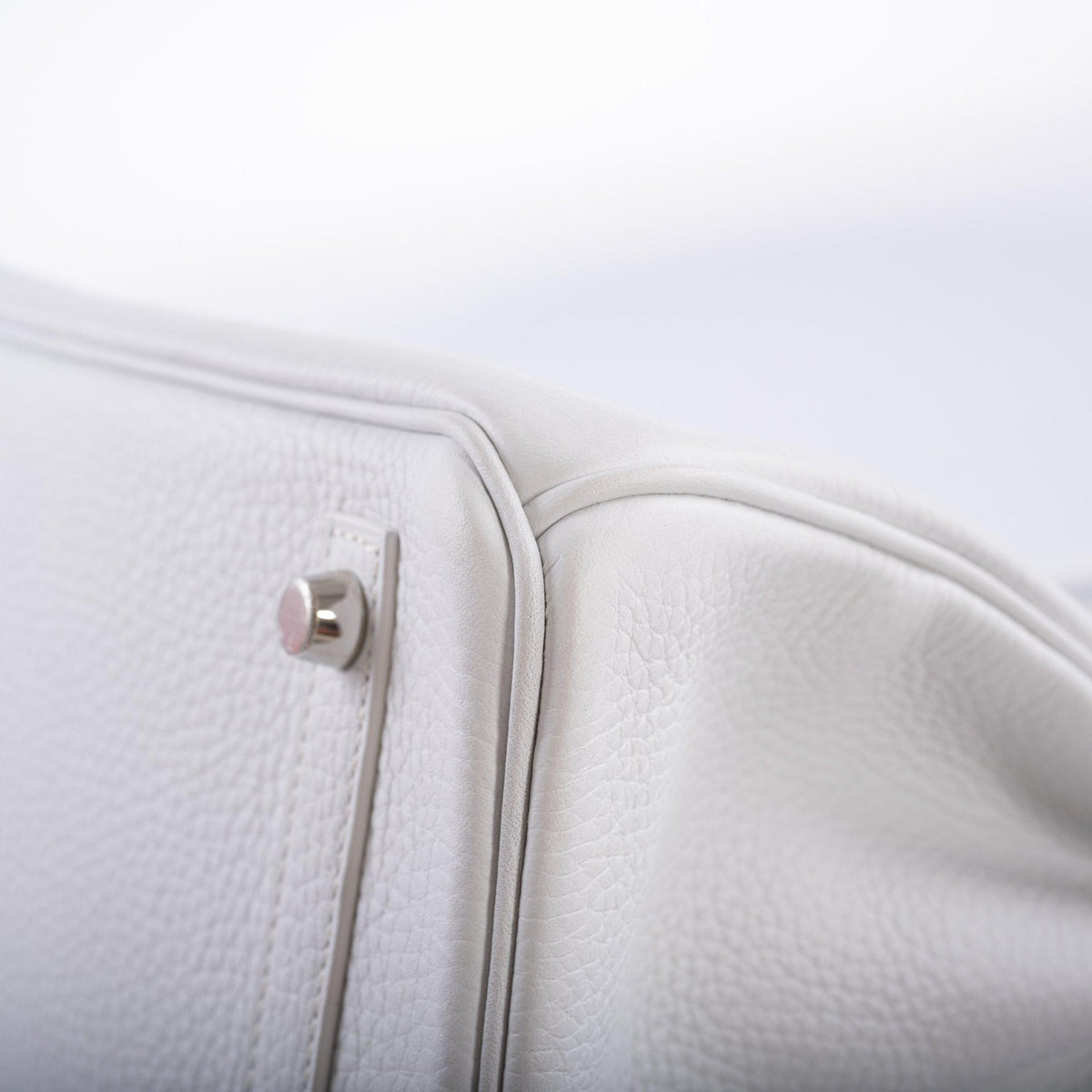 Hermès Birkin 30 White Clemence with Palladium Hardware - 2016, X - photo 11