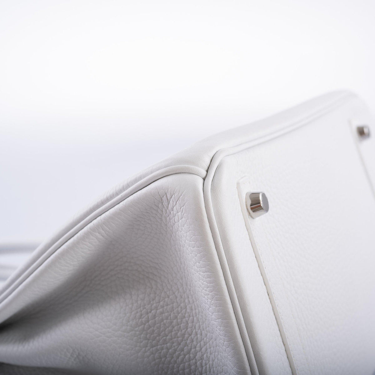 Hermès Birkin 30 White Clemence with Palladium Hardware - 2016, X - photo 12