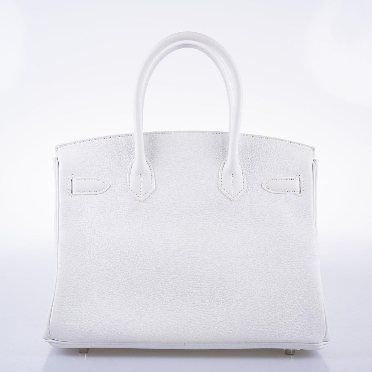 Hermès Birkin 30 White Clemence with Palladium Hardware - 2016, X - photo 14