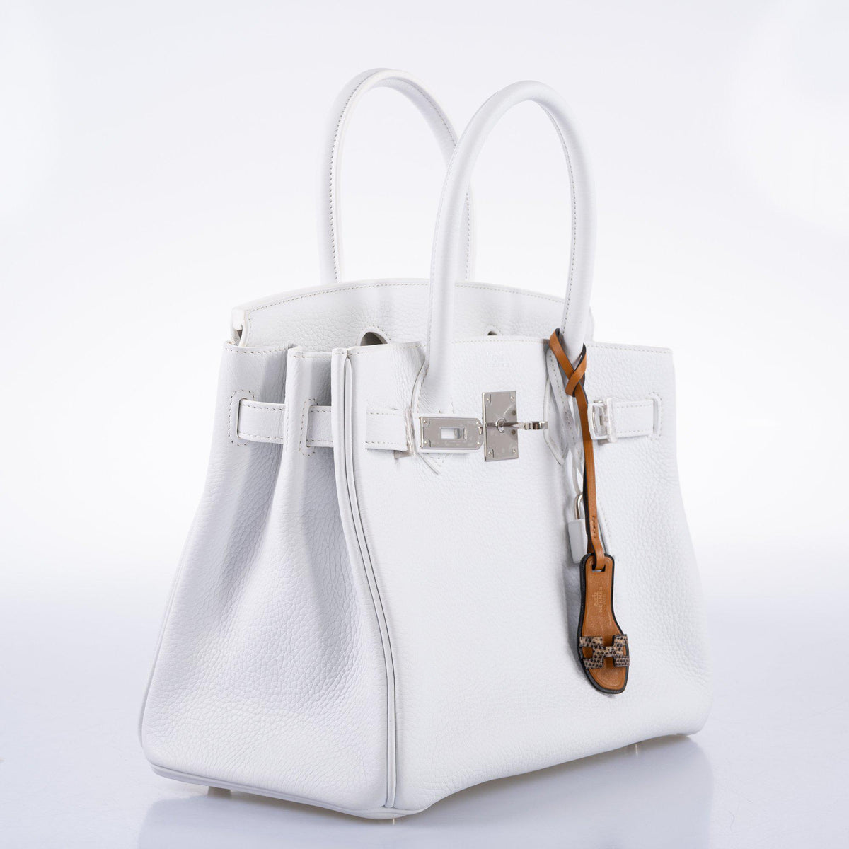 Hermès Birkin 30 White Clemence with Palladium Hardware - 2016, X - photo 7