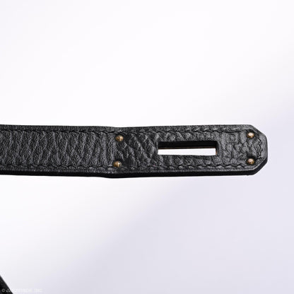 Hermès Birkin 35 Black Ardenne Gold Hardware - C Square - photo 11