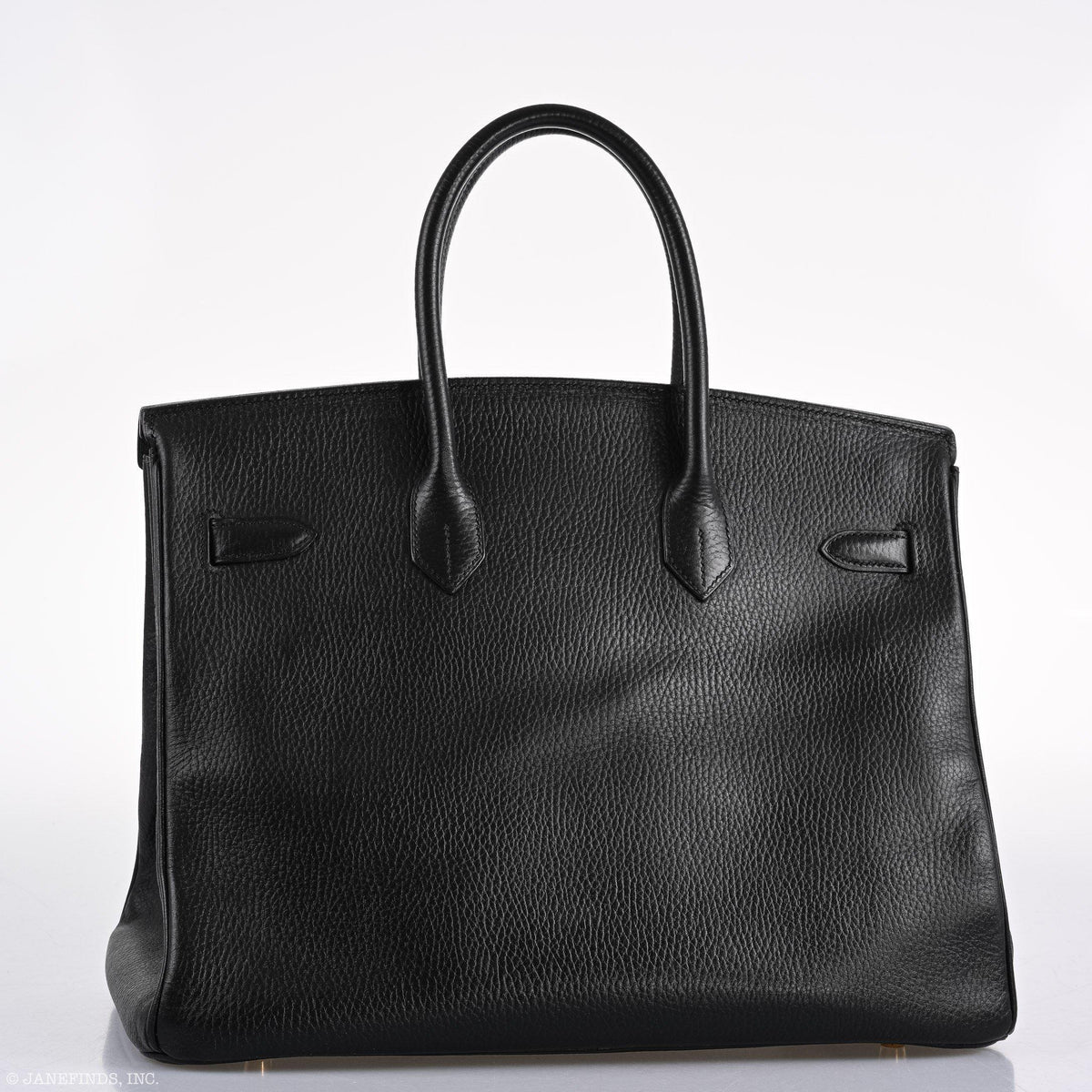 Hermès Birkin 35 Black Ardenne Gold Hardware - C Square - photo 4