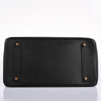 Hermès Birkin 35 Black Ardenne Gold Hardware - C Square - photo 5