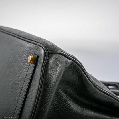 Hermès Birkin 35 Black Ardenne Gold Hardware - C Square - photo 7