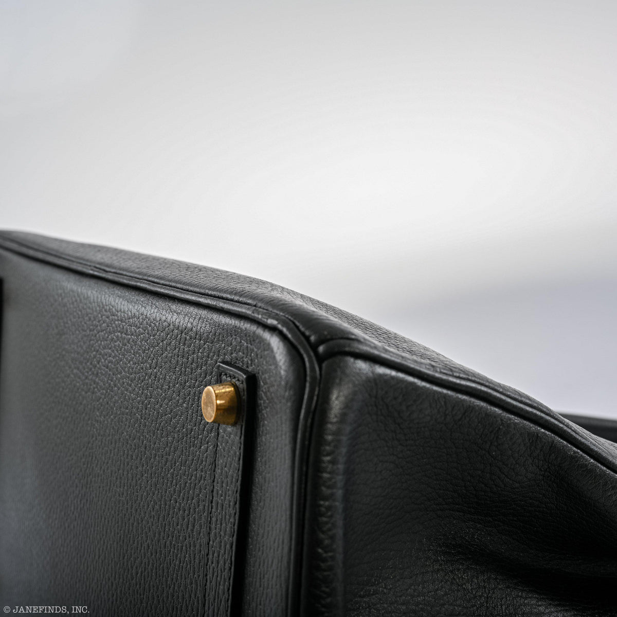 Hermès Birkin 35 Black Ardenne Gold Hardware - C Square - photo 9
