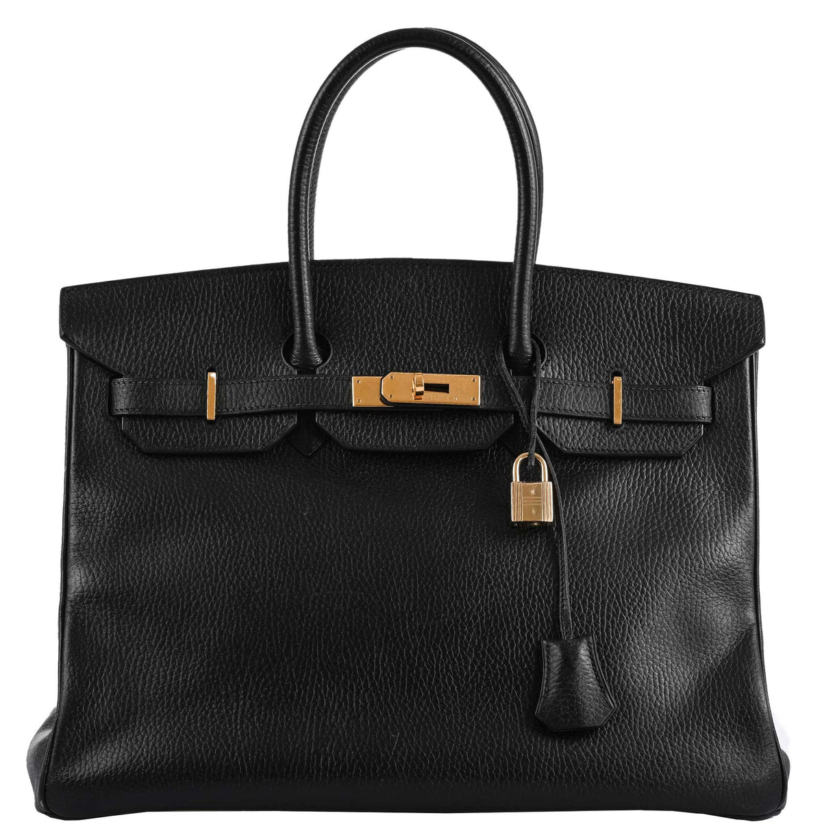 Hermès Birkin 35 Black Ardenne Gold Hardware - C Square - photo 1