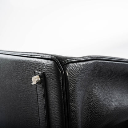Hermès Birkin 35 Black Epsom leather Palladium Hardware - 2017, A - photo 11