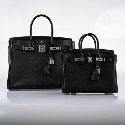 Hermès Birkin 35 Black Epsom leather Palladium Hardware - 2017, A - photo 12