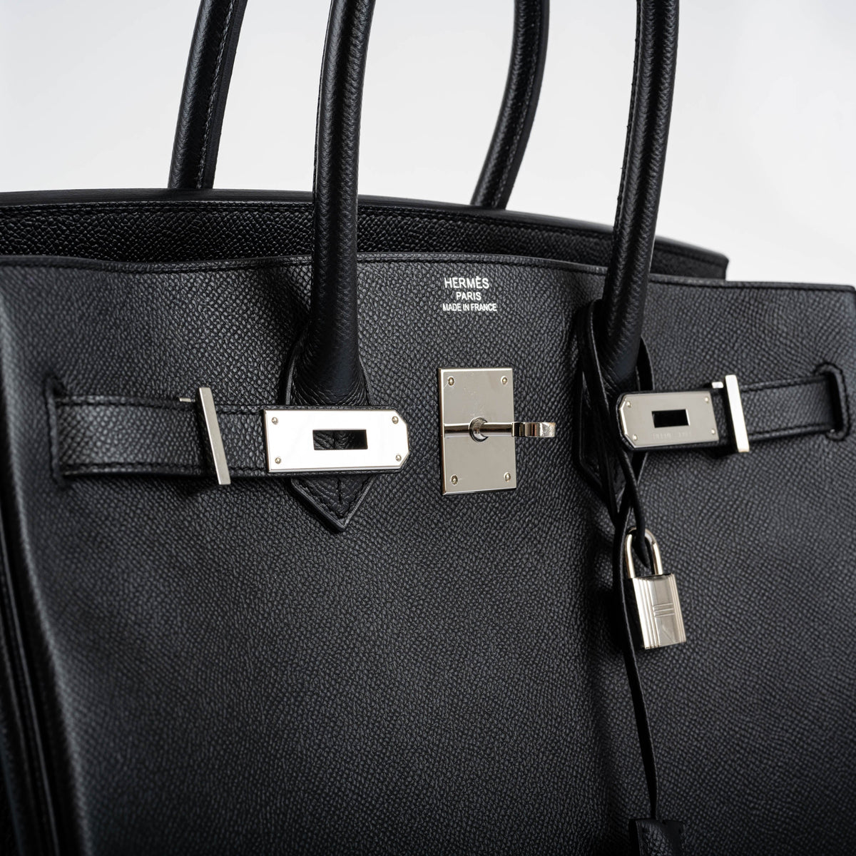 Hermès Birkin 35 Black Epsom leather Palladium Hardware - 2017, A - photo 13