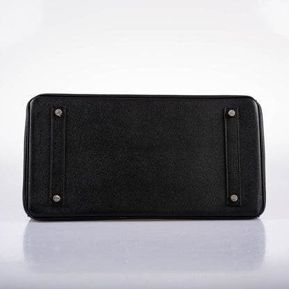 Hermès Birkin 35 Black Epsom leather Palladium Hardware - 2017, A - photo 4