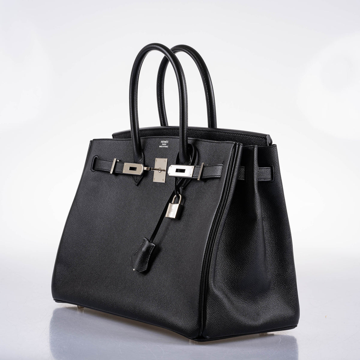 Hermès Birkin 35 Black Epsom leather Palladium Hardware - 2017, A - photo 7