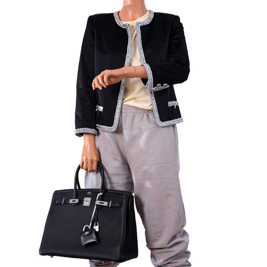 Hermes Birkin 35 Black Togo Palladium Hardware - 2017, A - image 2