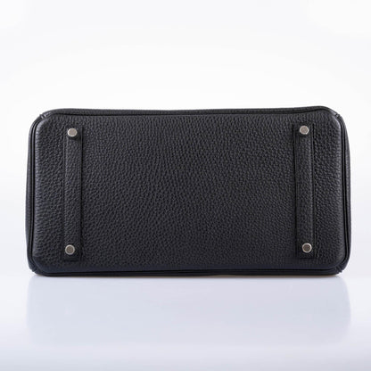 Hermès Birkin 35 Black Togo leather Palladium Hardware - 2010, N Square - photo 6