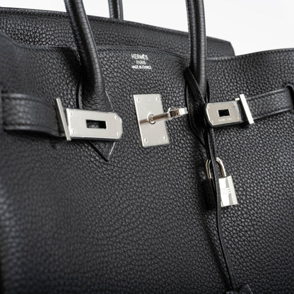 Hermès Birkin 35 Black Togo leather Palladium Hardware - 2010, N Square - photo 8