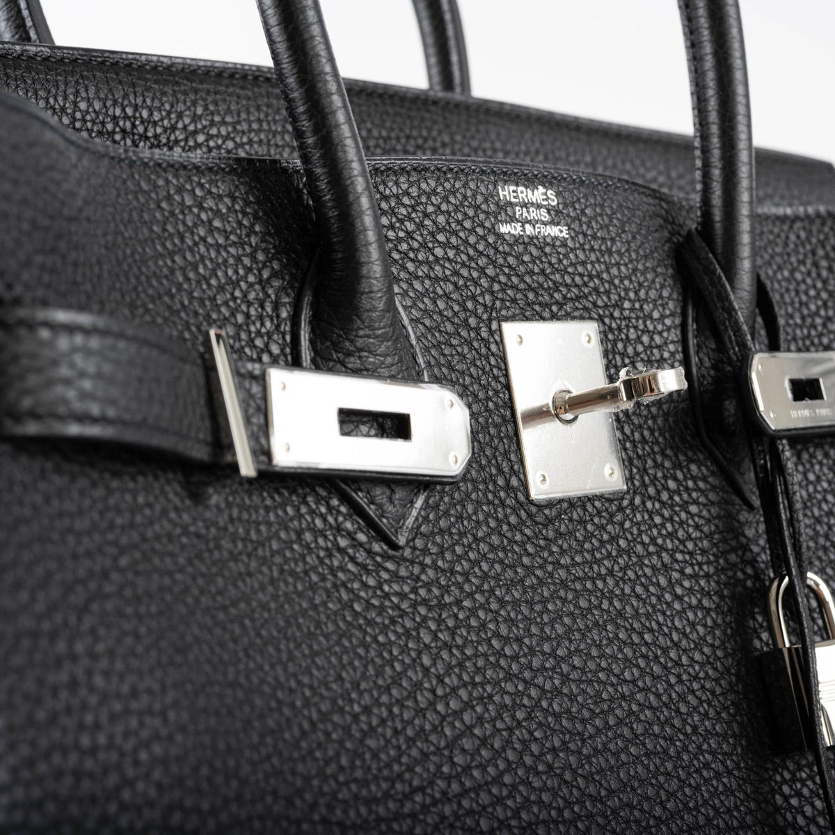 Hermès Birkin 35 Black Togo leather Palladium Hardware - 2010, N Square - photo 9