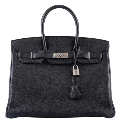 Hermès Birkin 35 Black Togo leather Palladium Hardware - 2010, N Square - photo 1